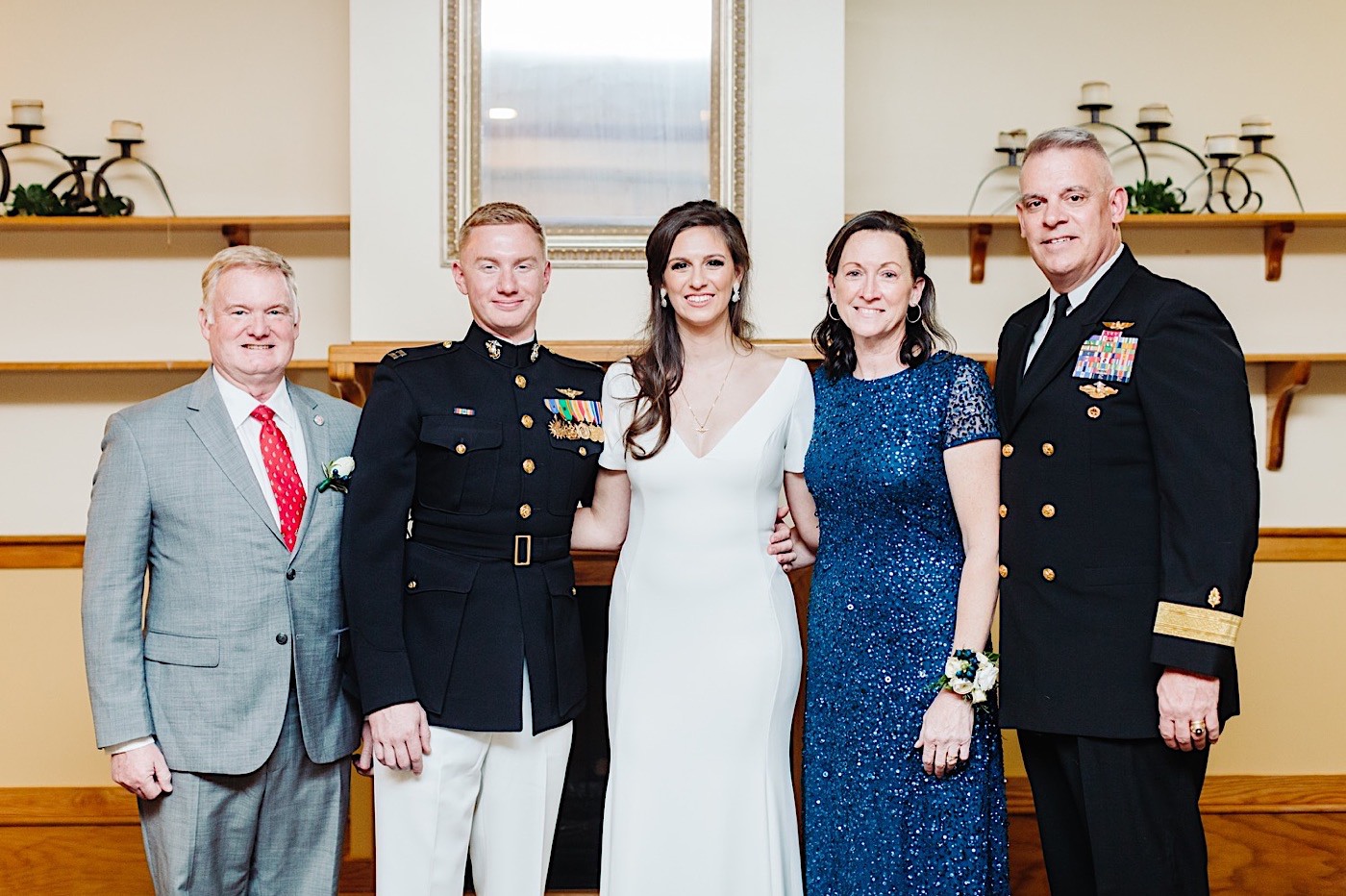 Agapae Oaks Wedding in Beaufort, family formal