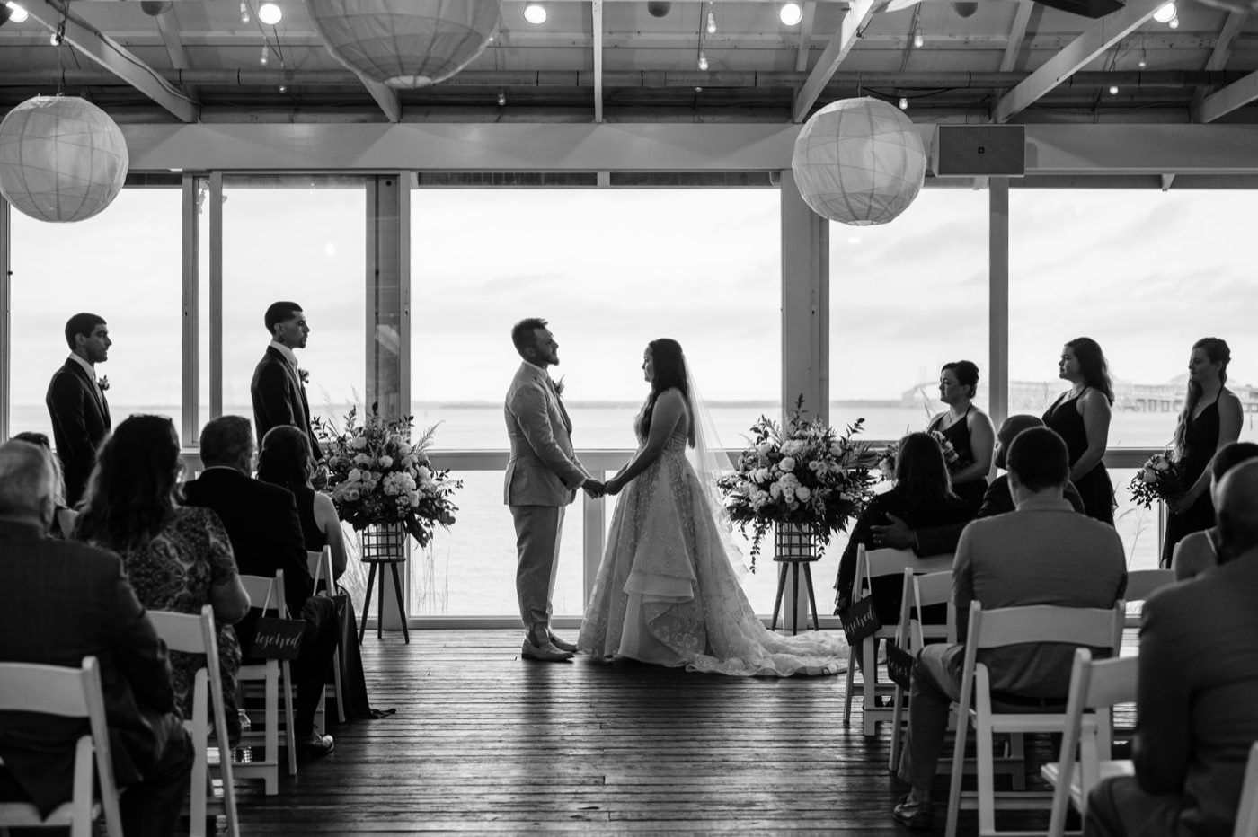 Chesapeake Bay Beach Club Wedding, CBBC, Rainy wedding inspiration
