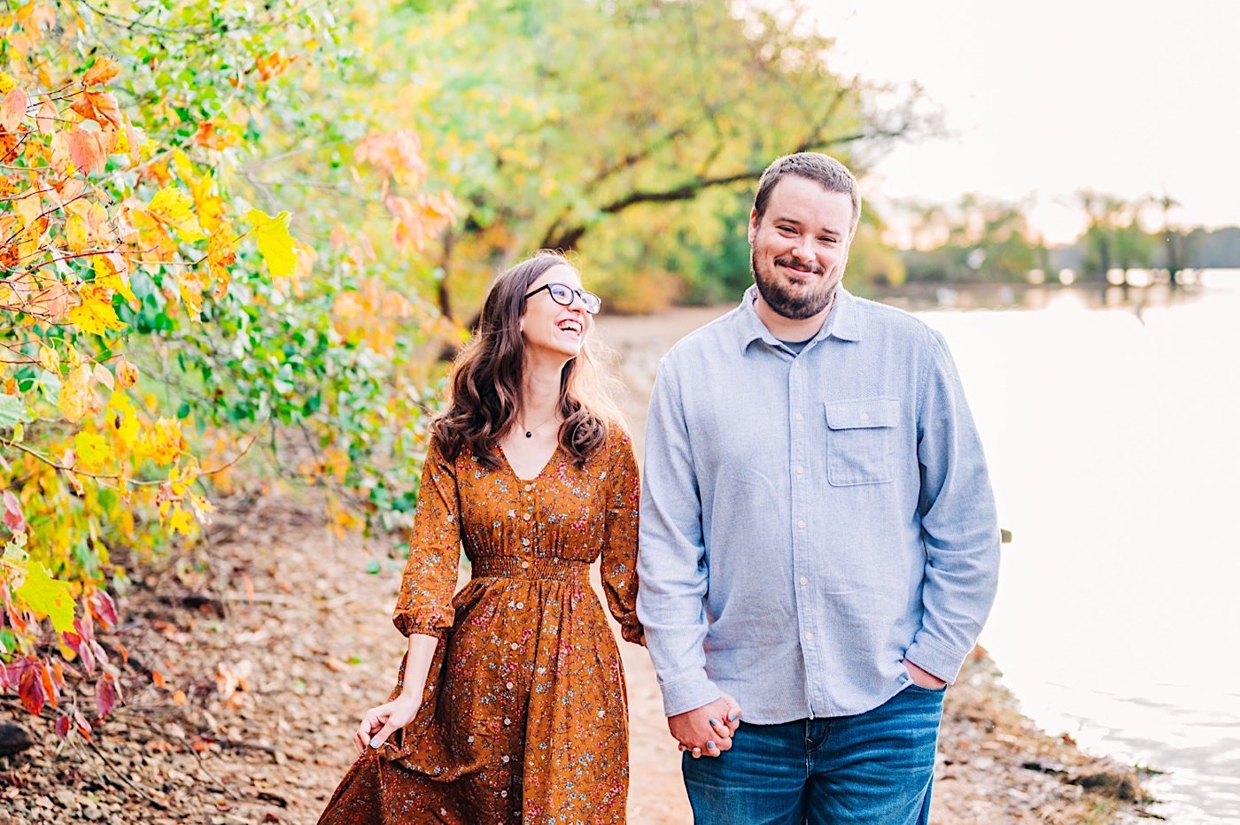 Southern Maryland Wedding Photographer, Kyra Gustwick, fall engagement session, eastern shore engagement, Loch Raven Reservoir Engagement Session, Baltimore MD Photographer