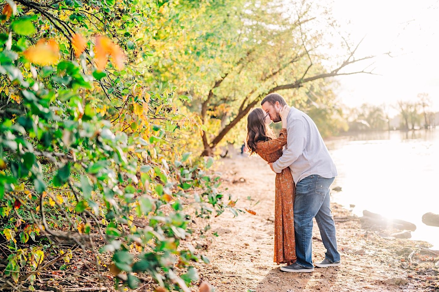 Southern Maryland Wedding Photographer, fall colors in Maryland, Kyra Gustwick, Loch Raven Reservoir Engagement Session, Baltimore MD Photographer