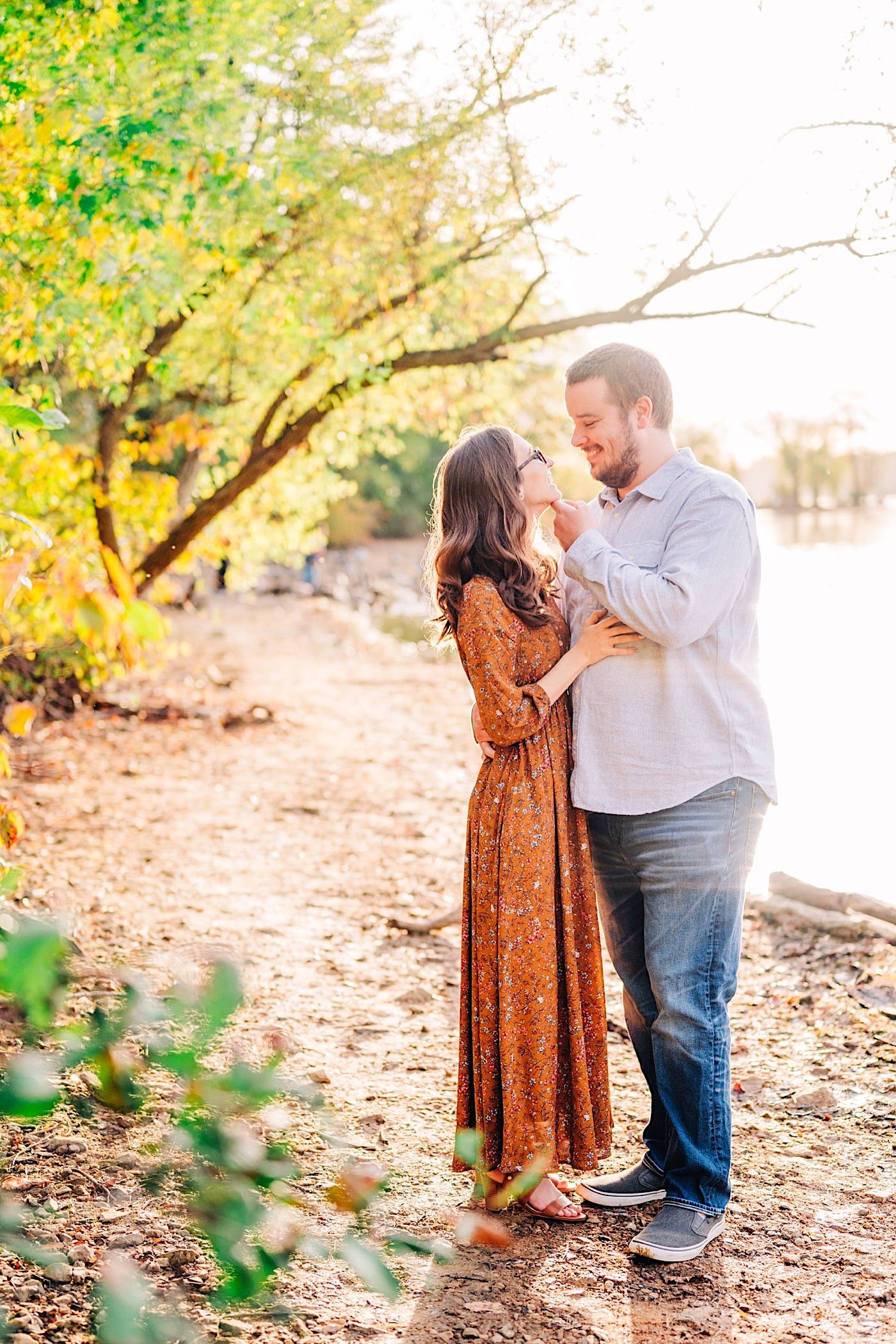 Southern Maryland Wedding Photographer, best fall engagement session outfits, Kyra Gustwick, Loch Raven Reservoir Engagement Session, Baltimore MD Photographer