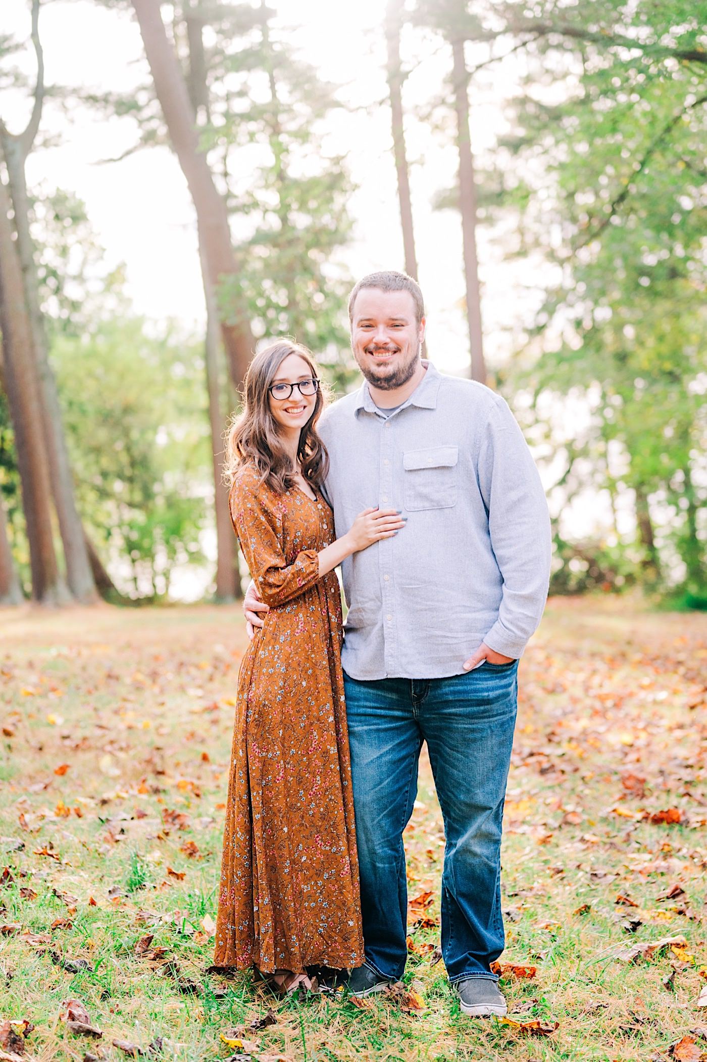 Southern Maryland Wedding Photographer, Kyra Gustwick, Loch Raven Reservoir Engagement Session, Baltimore MD Photographer, Fall engagement session location,