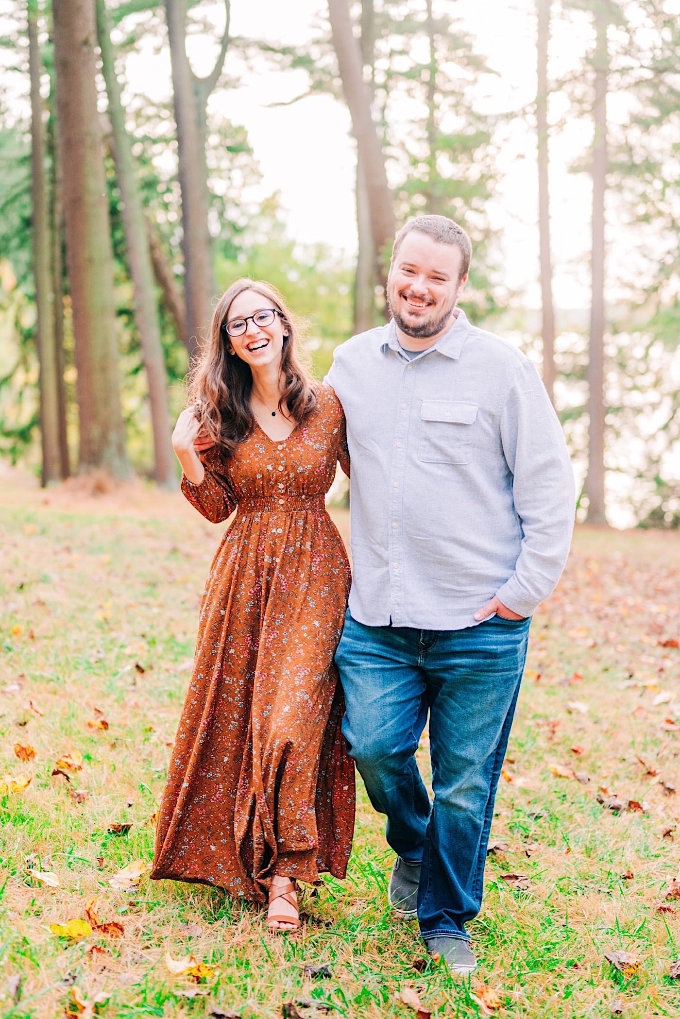 Southern Maryland Wedding Photographer, Fall engagement session ideas, Kyra Gustwick, Loch Raven Reservoir Engagement Session, Baltimore MD Photographer