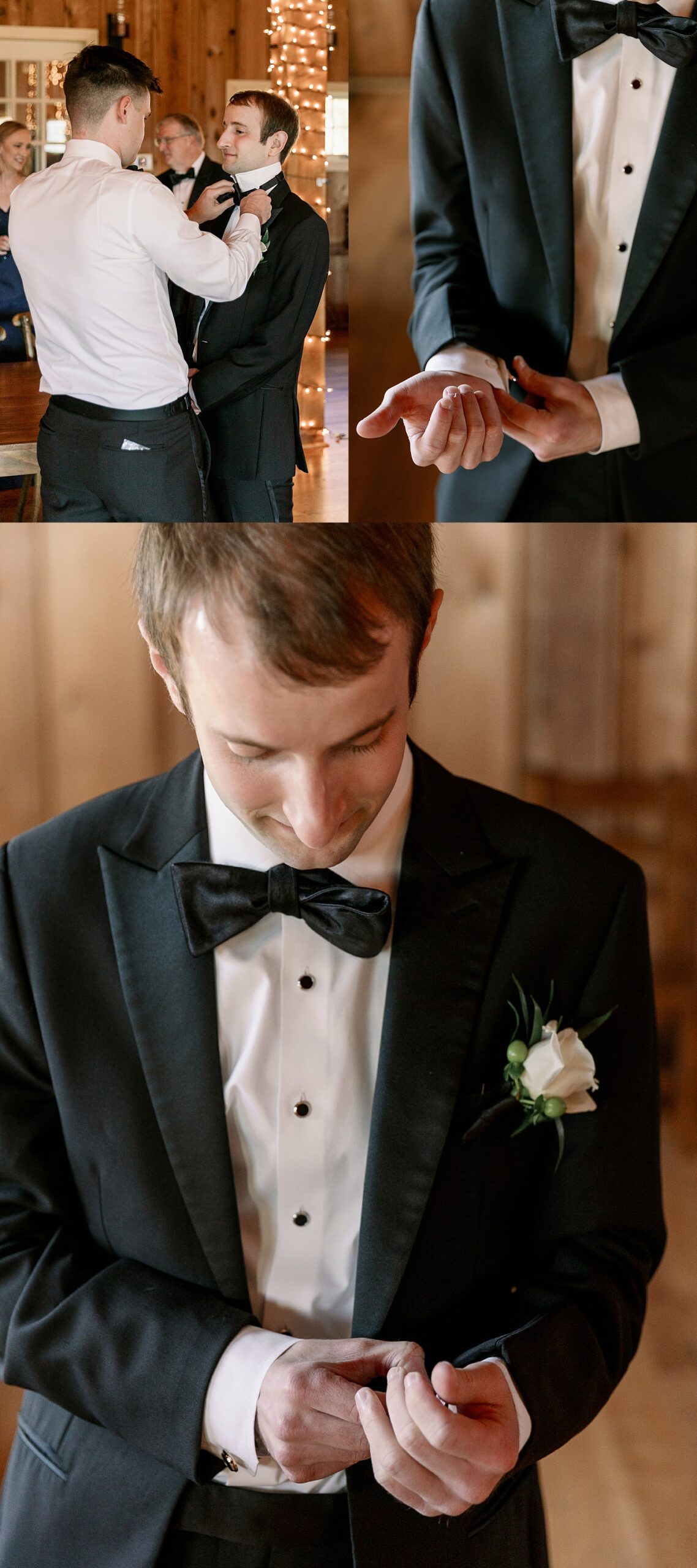 groom getting ready