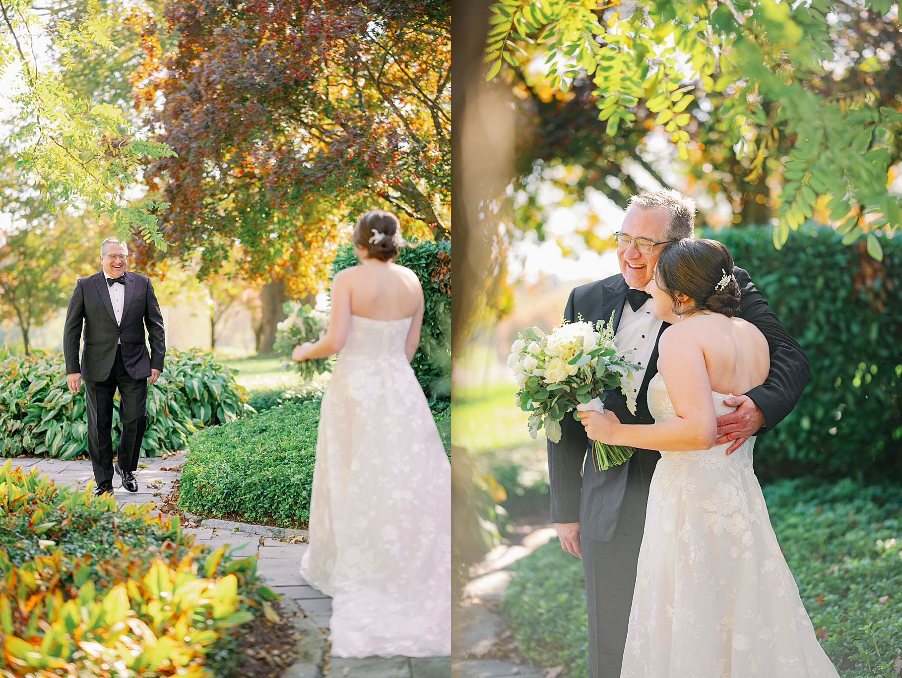 bride and father